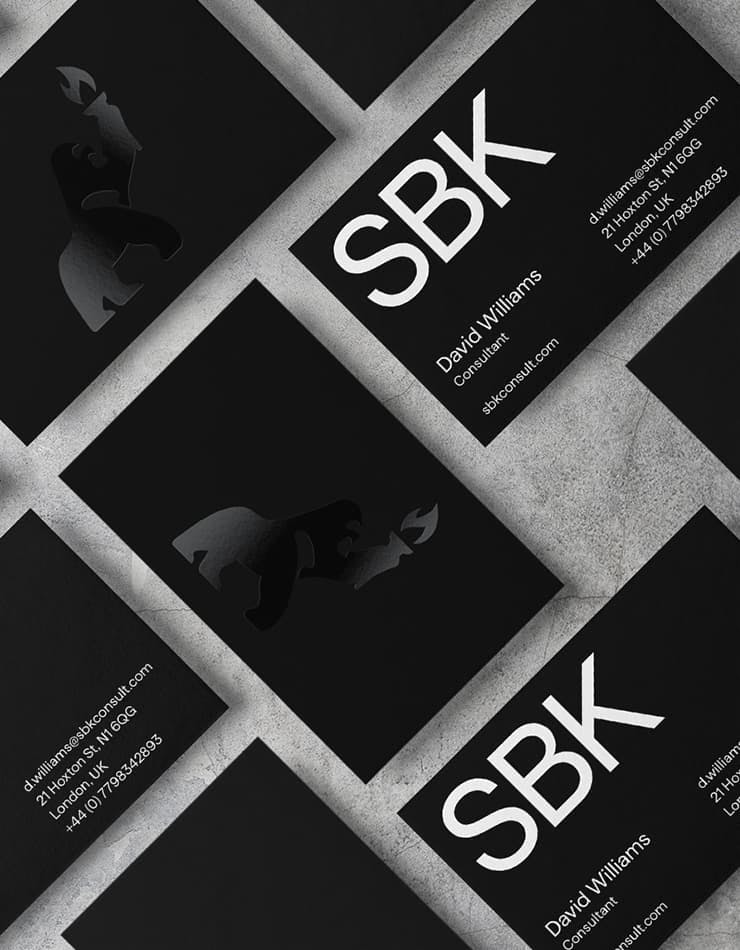 SBK | Business Card Design | Steve Edge Design