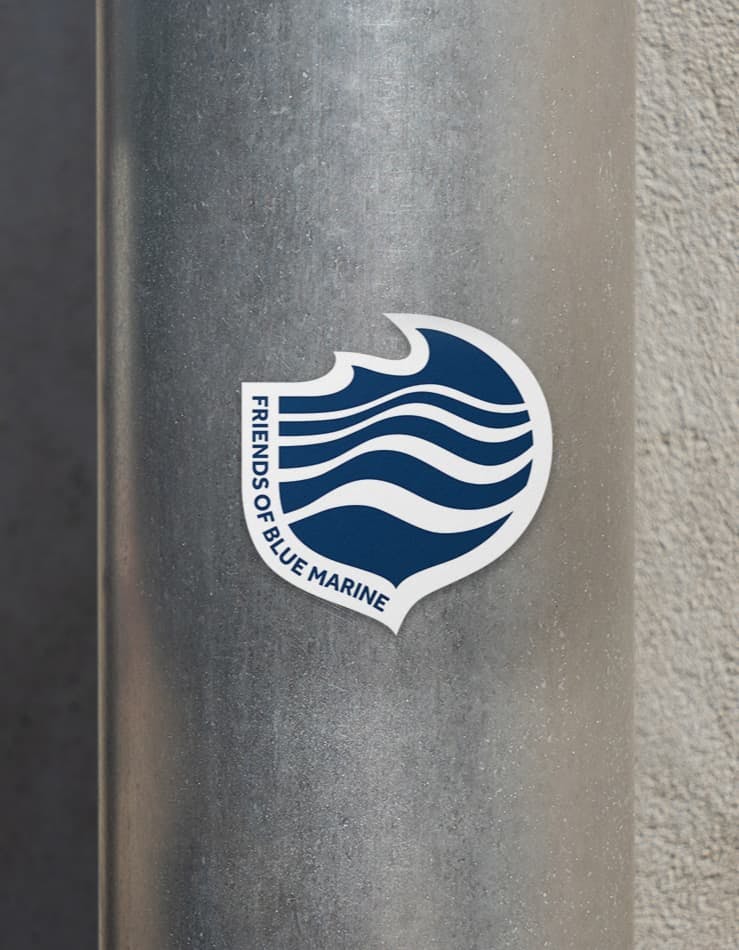 Blue Marine | Badge Design | Steve Edge Design