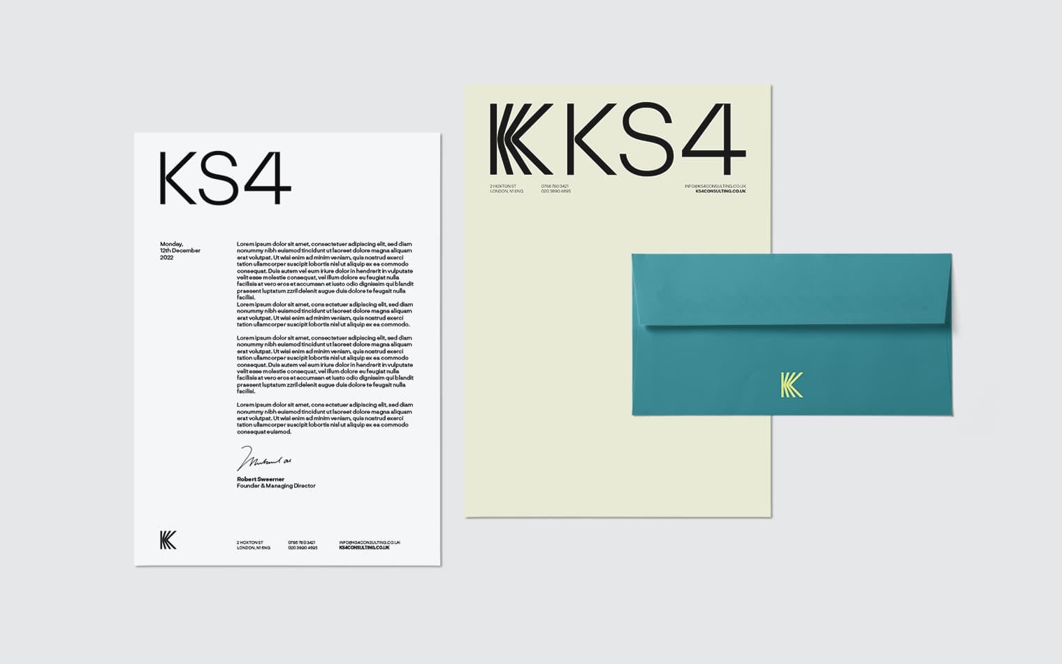 KS4 | Letterhead Design | Steve Edge Design