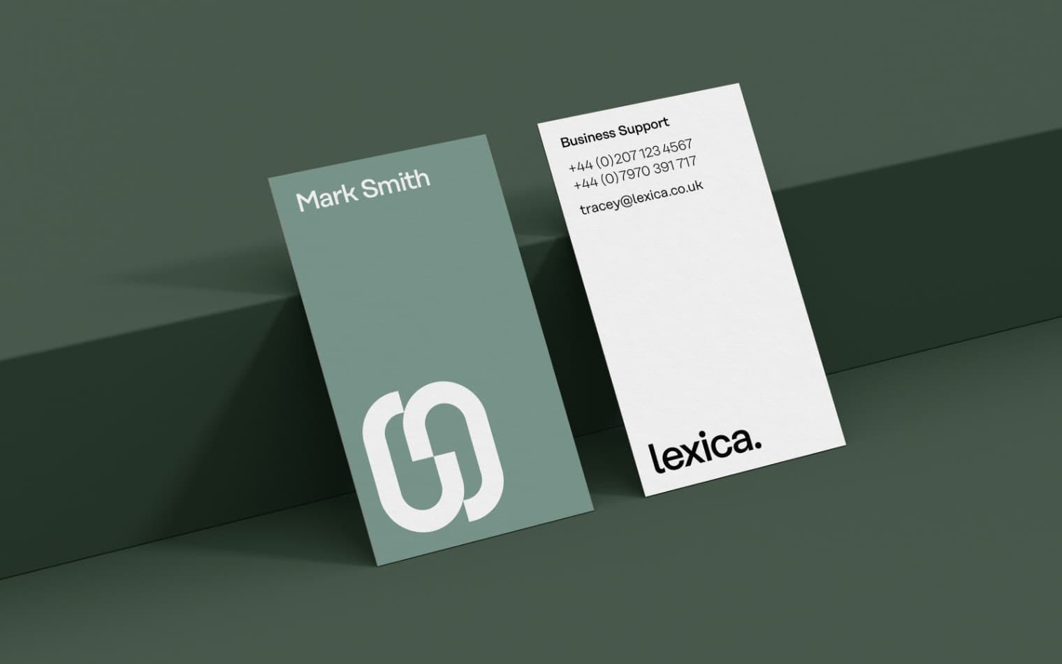 Lexica | Business Card Design | Steve Edge Design