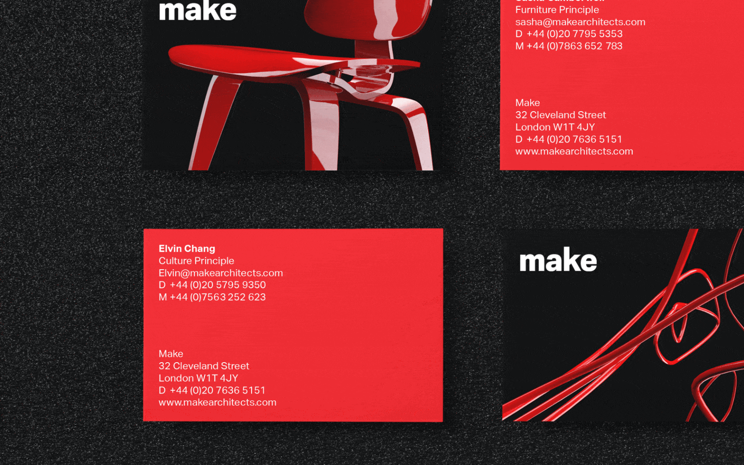 Make Architects | Business Card Design | Steve Edge Design