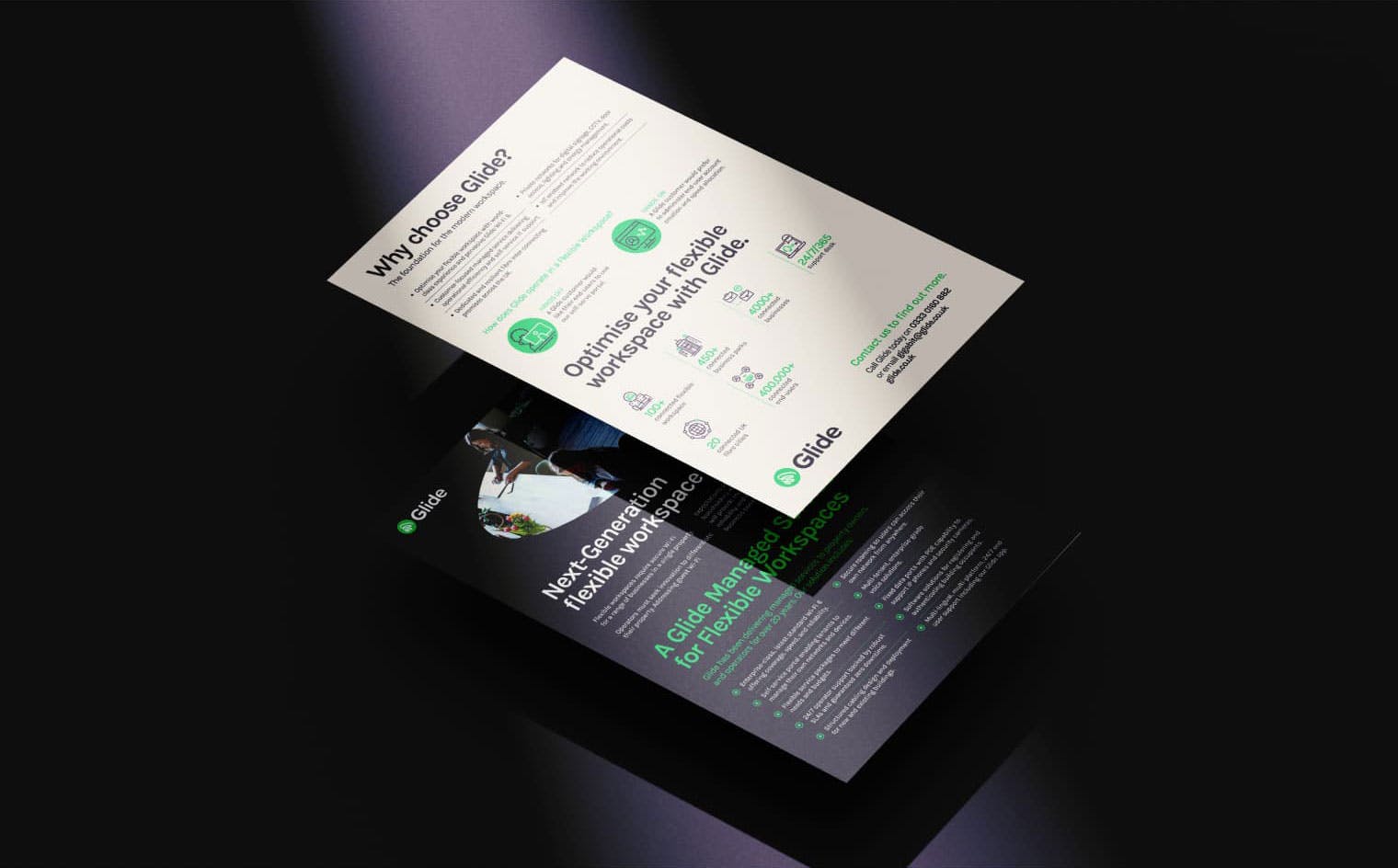 Glide | Leaflet Design | Steve Edge Design