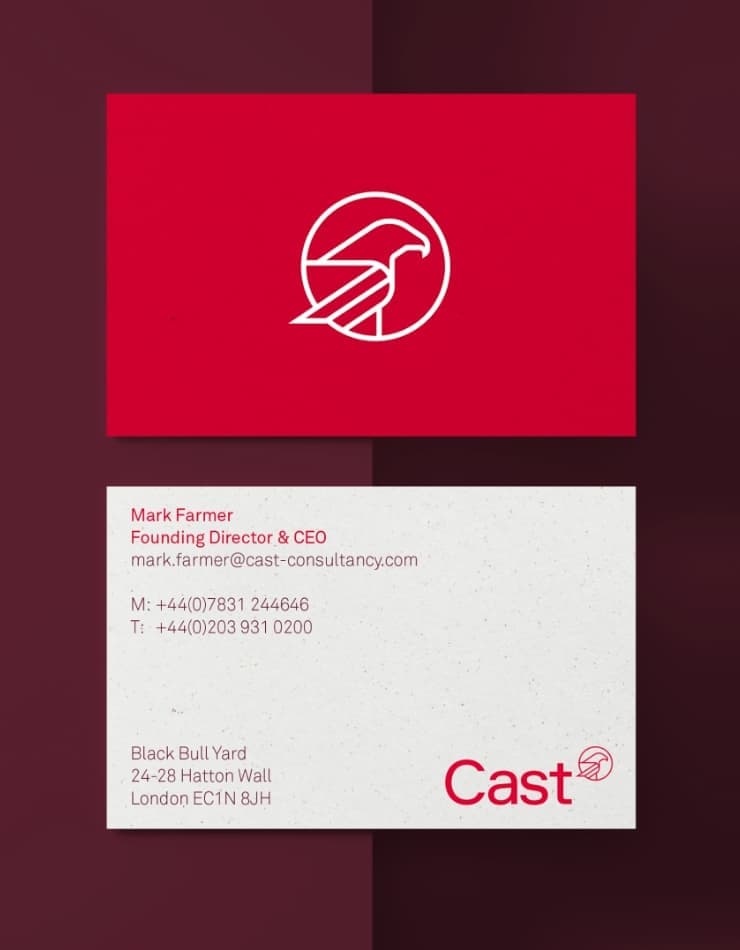 Cast | Business Card Design | Steve Edge Design