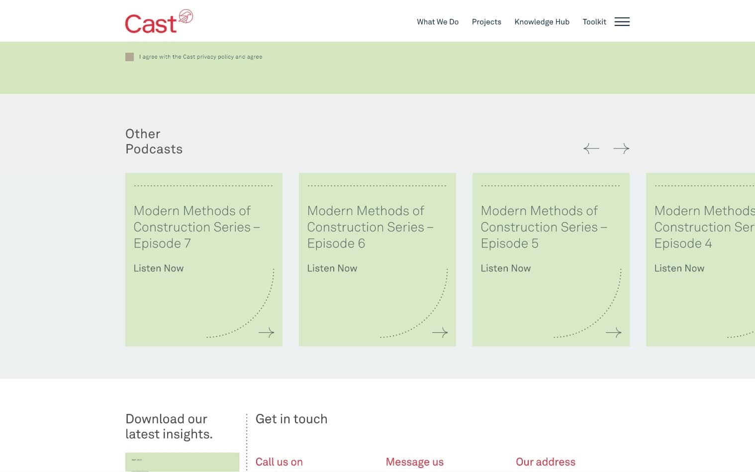 Cast | Consultancy Branding & Digital Design | Steve Edge Design