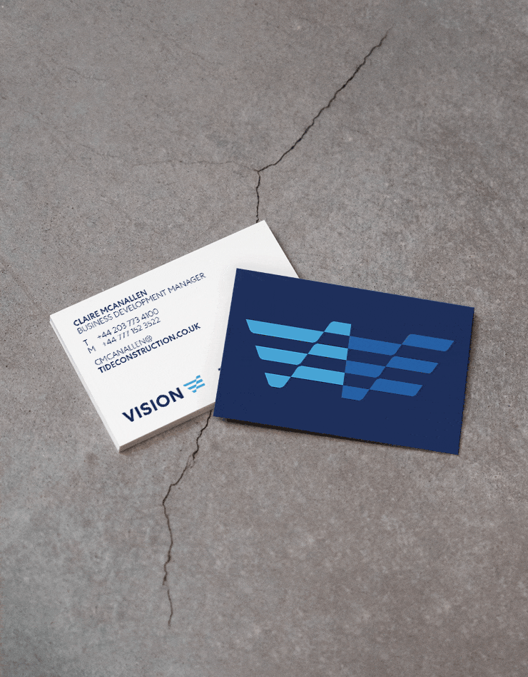 Tide & Vision | Business Card Design | Steve Edge Design