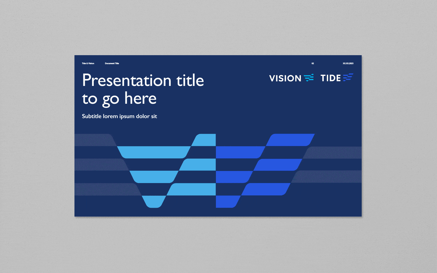 Tide & Vision | Logo Design | Construction Branding | Steve Edge Design