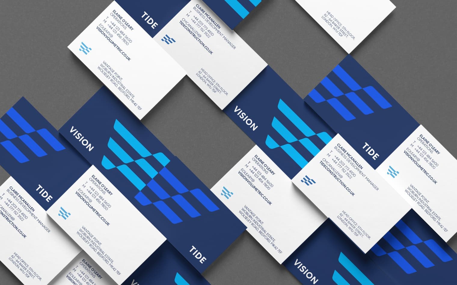 Tide & Vision | Business Card Design | Steve Edge Design