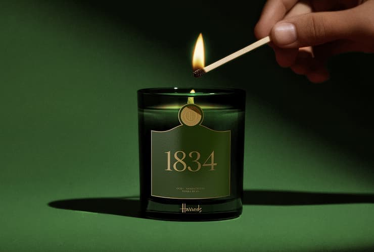 Harrods Department Store London | Luxury Candle | Naming | Branding | Work | Steve Edge Design Harrods Department Store London | Luxury Candle | Naming | Branding | Work | Steve Edge Design