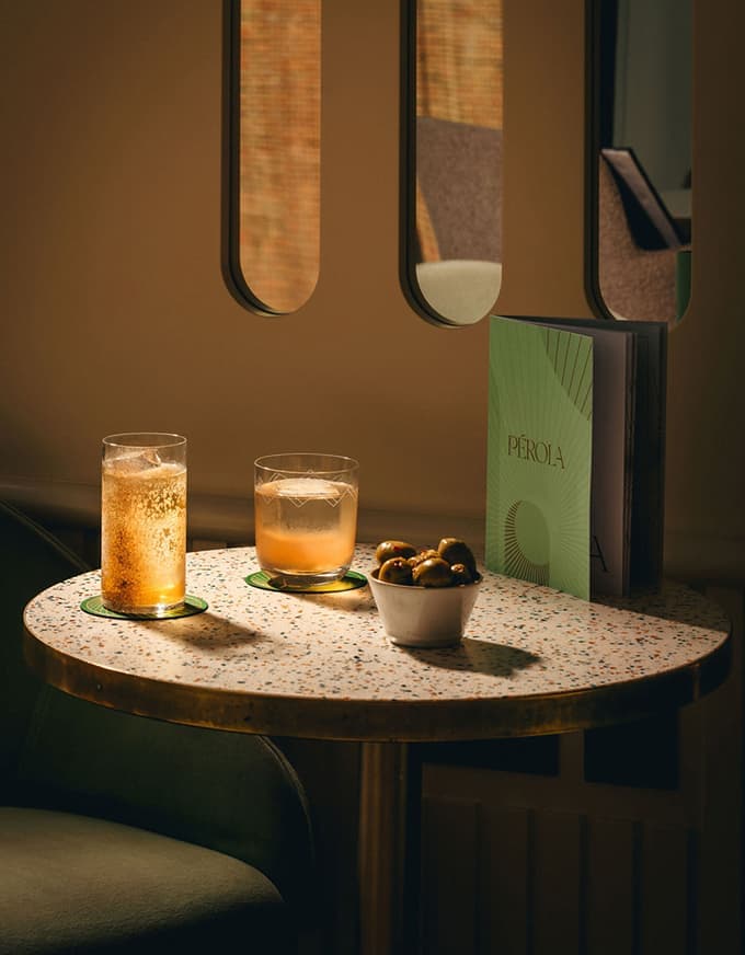 Perola Bar | Battersea | London | Leisure Branding | Hospitality Branding | Restaurant Branding Agency | Branding | Steve Edge Design
